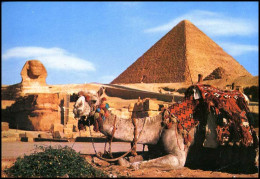 The Great Sphinx And Cheops Pyramid - Sphinx