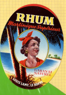 Etiquette De RHUM :  Rhum MARTINIQUE Superieur  (Medaillon ) - Rum