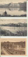 CARTES POSTALES   BELGIQUE  ENTITE DE RIXENSART   "  LAC DE GENVAL "       1920-1925.   3 Pièces. - Rixensart