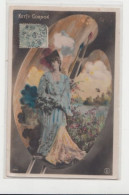 Ketty GORDON- Actrice Anglaise De La Belle Epoque- Photo Reutlinger- Sur Palette De Peintre-1906 - Entertainers