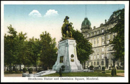 Strathcona Statue And Dominion Square, Montreal - Montreal