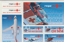 Vintage Sticker Sheet Of Swiss Rega - 1919-1938: Fra Le Due Guerre