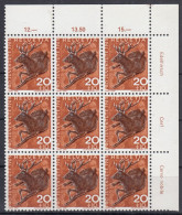 Switzerland / Helvetia / Schweiz / Suisse 1965 ⁕ Pro Juventute Mi.828 X9 ⁕ MNH Block - Nuovi