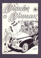 Wonder Woman * Unpublished Cover, C. 1940s (Artist: Harry G. Peter) 2001 DC Comics Postcard - Cricket