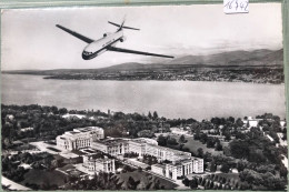 Constellation D'Air France Au-dessus Du Palais Des Nations à Genève (16'742) - 1919-1938