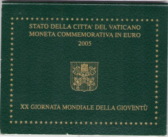2005 Città Del Vaticano - XX Giornata Mondiale Gioventù, 2 Euro In Folder - FDC - Altri & Non Classificati