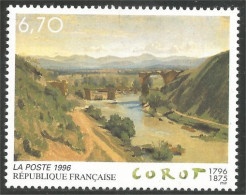 359 France Yv 2989 Tableau Corot Pont Narmi Bridge Painting MNH ** Neuf SC (2989-1b) - Ponti