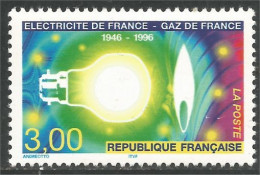 359 France Yv 2996 Electricté Gaz Ampoule Bulb Flamme Flame MNH ** Neuf SC (2996-1b) - Electricité