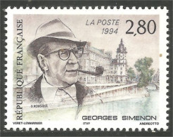 359 France Yv 2911 Georges Simenon Ecrivain Writer MNH ** Neuf SC (2911-1) - Ungebraucht