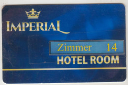 CZECH REPUBLIC Hotel Keycard - Imperial Casino , Used - Cartas De Hotels