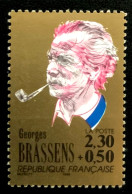 1990 FRANCE N 2654 GEORGES BRASSENS - NEUF** - Ungebraucht