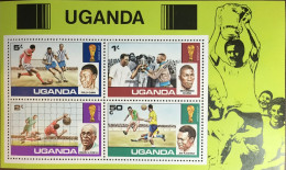 Uganda 1978 World Cup Minisheet MNH - Uganda (1962-...)