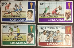 Uganda 1978 World Cup 2nd Issue MNH - Uganda (1962-...)