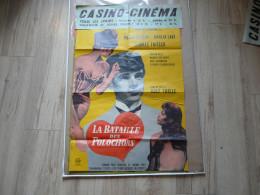 AFFICHE ANCIENNE ORIGINALE - LA BATAILLE DES POLOCHONS - Marie VERSINI - Thomas FRITSCH - Film De ROLF THIELE - Afiches