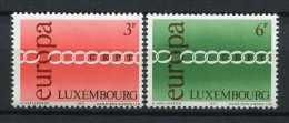 Luxemburg 1971. Yvert 774-75 ** MNH. - Ungebraucht