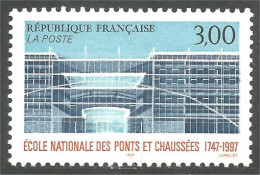 360 France Yv 3047 Ecole Nationale Ponts Chaussées Bridges Roads MNH ** Neuf SC (3047-1b) - Otros & Sin Clasificación