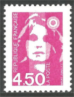 360 France Yv 3007 Marianne Bicentennaire 4f 50 Rose MNH ** Neuf SC (3007-1) - Ungebraucht