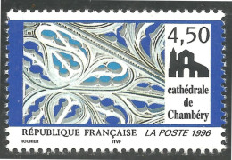 360 France Yv 3021 Cathédrale Chambéry Cathedral MNH ** Neuf SC (3021-1) - Iglesias Y Catedrales
