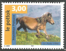 361 France Yv 3184 Pottok Cheval Horse Pferd Paard Cavallo Caballo MNH ** Neuf SC (3184-1) - Chevaux
