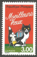 361 France Yv 3123 Chat Cat Katze Gatto Gato Kat MNH ** Neuf SC (3123-1) - Domestic Cats