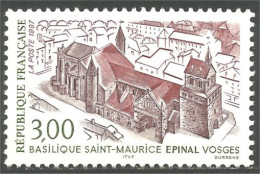 361 France Yv 3108 Basilique Epinal Cathedral MNH ** Neuf SC (3108-1) - Iglesias Y Catedrales