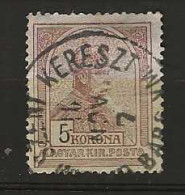 1913 USED Hungary Mi 126X - Gebruikt