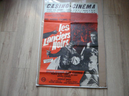 AFFICHE ANCIENNE ORIGINALE - LES LANCIERS NOIRS - MEL FERRER - Yvonne FURNEAUX - Posters