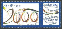 362 France Yv 3291 An Year 2000 MNH ** Neuf SC (3291-1b) - Nouvel An