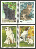 362 France Yv 3283-3286 Nature Chats Chiens Cat Dog Hund Katze Gatto Perro MNH ** Neuf SC (3283-3286-1) - Neufs