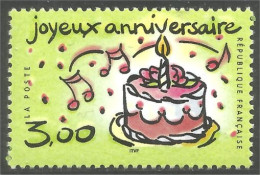 362 France Yv 3242 Joyeux Anniversaire Happy Birthday MNH ** Neuf SC (3242-1a) - Neufs