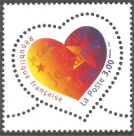 362 France Yv 3218 Saint Valentin Coeur Heart MNH ** Neuf SC (3218-1) - Neufs