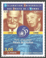 362 France Yv 3209 Droits Homme Human Rights Cassin Roosevelt MNH ** Neuf SC (3209-1b) - Famous Ladies