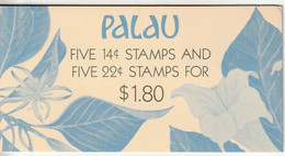 PALAU - CARNET N°162b ** (1987) Fleurs - Palau