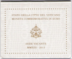 2013 Città Del Vaticano - Sede Vacante, 2 Euro In Folder - FDC - Sonstige & Ohne Zuordnung