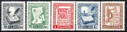 2895.ICELAND,ISLANDE 1953 OLD MANUSCRIPTS #245-249 MNH,VERY FINE AND FRESH. - Ongebruikt