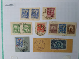 Tunisie Lot Timbre Oblitération Choisies  Siliana  Dont Fragment, Voir Scan - Used Stamps