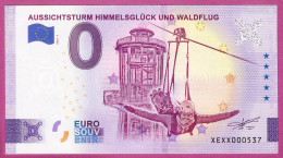 0-Euro XEXX 2023-1 AUSSICHTSTURM HIMMELSGLÜCK UND WALDFLUG - Essais Privés / Non-officiels