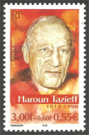 363 France Yv 3344 Haroun Tazieff Volcan Volcano MNH ** Neuf SC (3344-1) - Onderzoekers