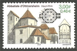 363 France Yv 3336 Abbaye Abbatiale Ottmarsheim Abbey MNH ** Neuf SC (3336-1b) - Abbeys & Monasteries