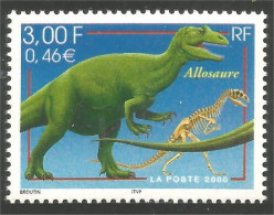 363 France Yv 3334 Dinosaure Dino Dinosaur Allosaure MNH ** Neuf SC (3334-1c) - Altri & Non Classificati