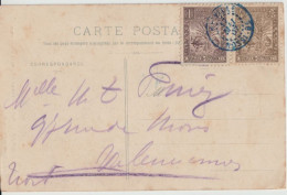 1907 - NOSSI BE / MADAGASCAR - CPA De HELVILLE ! => VALENCIENNES - Brieven En Documenten