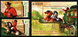 Ungarn 1998 - Mi.Nr. 4494 - 4495 + Block 245 - Postfrisch MNH - Ungebraucht