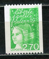 M. De LUQUET 2,70 VERT N°Yt 3100 ** ESSUYAGE DÉFECTUEUX - Unused Stamps