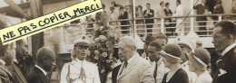 Antilles *** Haïti - A Bord De L'Ancon Le Sénateur NAU Souhaite La Bienvenue Au Sénateur King Le 27/03/1921 /carte Photo - Haití