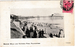 Angleterre, Marine Walk And Victoria Pier, Kolkestone - Folkestone