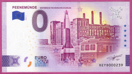 0-Euro XEYD 2023-1 PEENEMÜNDE HISORISCH-TECHNISCHES MUSEUM V2-RAKETE TRIEBZUG - Essais Privés / Non-officiels