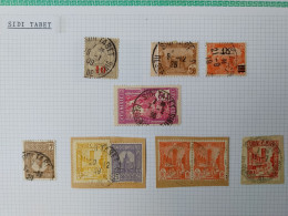 Tunisie Lot Timbre Oblitération Choisies  Sidi Tabet   Dont Fragment,    Voir Scan - Used Stamps