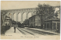 13 Roquefavour La Gare - Stations With Trains