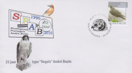 Fdc SPAB Zegel "Blauwe Kiekendief" Stempel "Antwerpen" 29/30-03-2024 - 1985-.. Pájaros (Buzin)