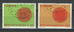San Marino Mi 955-56 O - Used Stamps